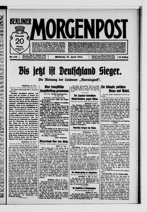 Berliner Morgenpost on Apr 21, 1915