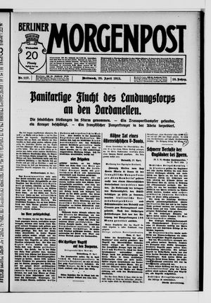 Berliner Morgenpost vom 28.04.1915