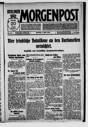 Berliner Morgenpost vom 02.05.1915
