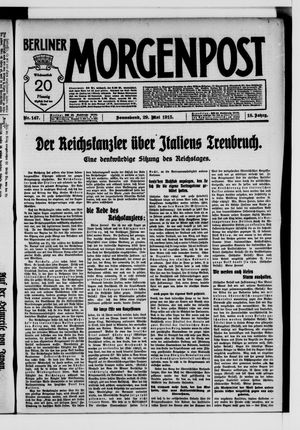 Berliner Morgenpost vom 29.05.1915
