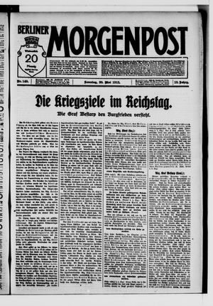 Berliner Morgenpost vom 30.05.1915