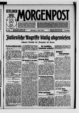 Berliner Morgenpost vom 01.06.1915