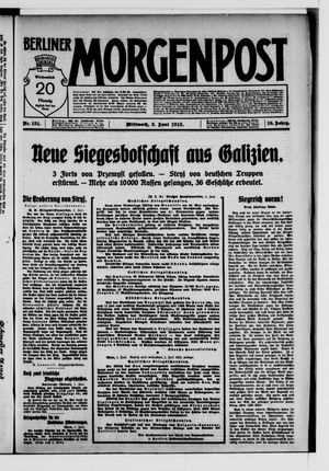Berliner Morgenpost vom 02.06.1915