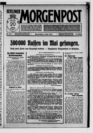 Berliner Morgenpost vom 03.06.1915