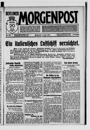 Berliner Morgenpost vom 09.06.1915