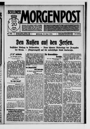 Berliner Morgenpost vom 16.06.1915