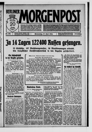 Berliner Morgenpost vom 17.06.1915