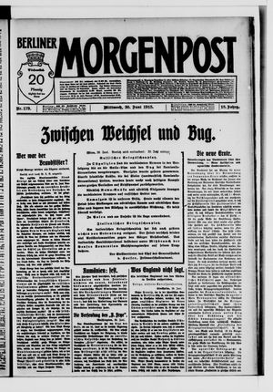 Berliner Morgenpost vom 30.06.1915