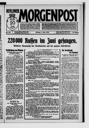 Berliner Morgenpost vom 02.07.1915