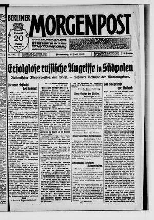 Berliner Morgenpost vom 08.07.1915