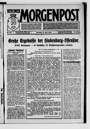 Berliner Morgenpost vom 18.07.1915