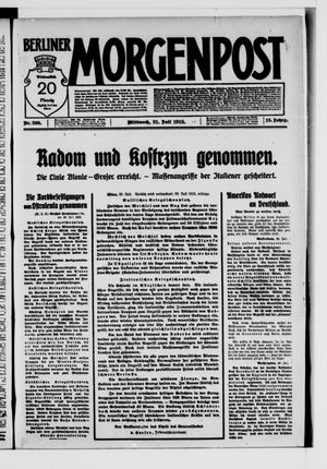 Berliner Morgenpost vom 21.07.1915