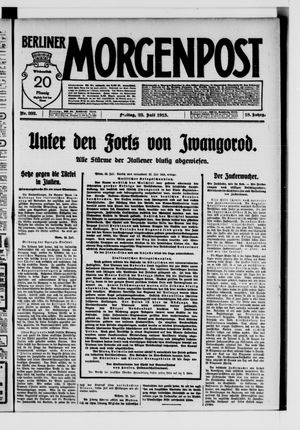 Berliner Morgenpost vom 23.07.1915