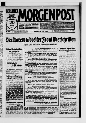Berliner Morgenpost vom 26.07.1915