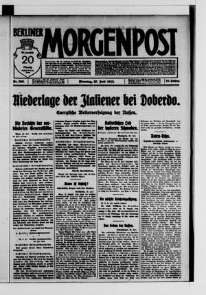 Berliner Morgenpost vom 27.07.1915