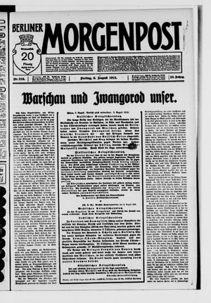 Berliner Morgenpost vom 06.08.1915