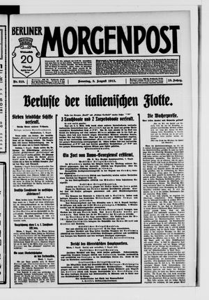 Berliner Morgenpost vom 08.08.1915