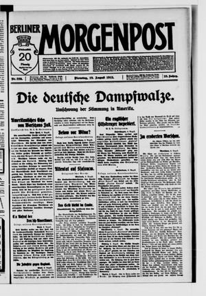 Berliner Morgenpost vom 10.08.1915