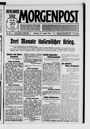 Berliner Morgenpost vom 24.08.1915