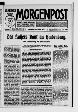 Berliner Morgenpost on Aug 28, 1915