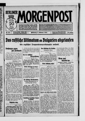 Berliner Morgenpost vom 06.10.1915