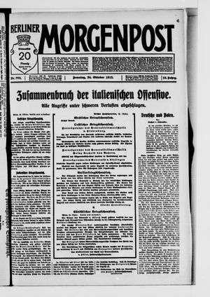 Berliner Morgenpost vom 24.10.1915