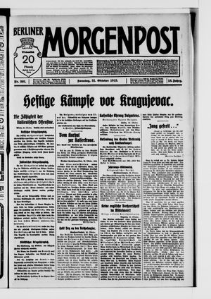 Berliner Morgenpost vom 31.10.1915