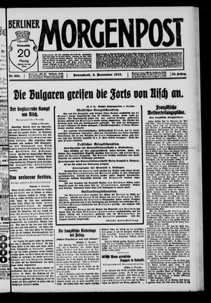 Berliner Morgenpost vom 06.11.1915