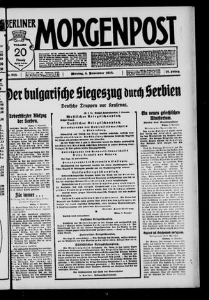 Berliner Morgenpost vom 08.11.1915