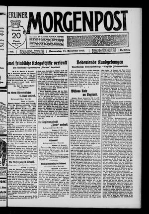 Berliner Morgenpost vom 11.11.1915