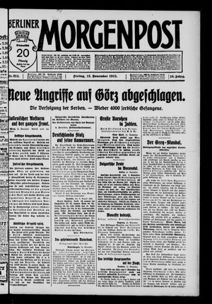 Berliner Morgenpost on Nov 12, 1915