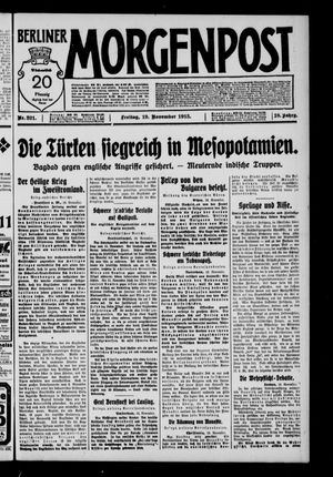 Berliner Morgenpost vom 19.11.1915