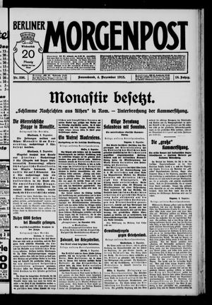 Berliner Morgenpost vom 04.12.1915