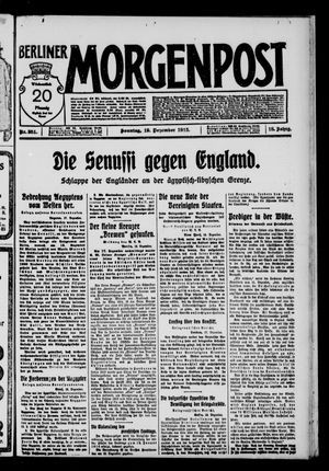 Berliner Morgenpost vom 19.12.1915