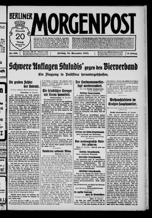 Berliner Morgenpost vom 24.12.1915