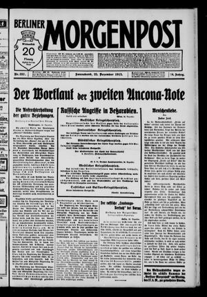 Berliner Morgenpost vom 25.12.1915