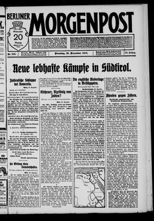Berliner Morgenpost vom 28.12.1915