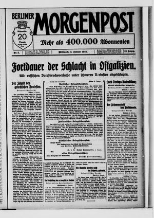 Berliner Morgenpost vom 05.01.1916