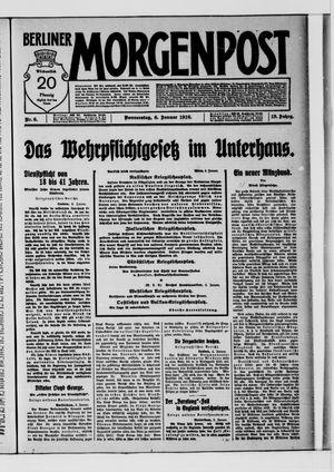 Berliner Morgenpost vom 06.01.1916