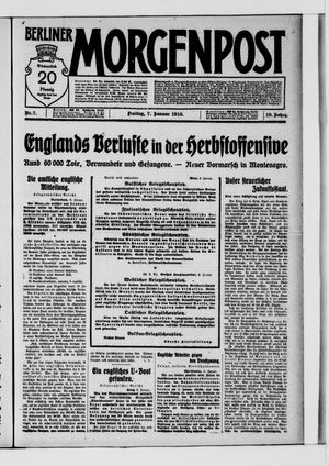Berliner Morgenpost vom 07.01.1916