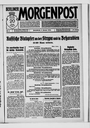 Berliner Morgenpost on Jan 8, 1916