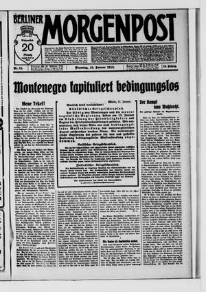 Berliner Morgenpost vom 18.01.1916