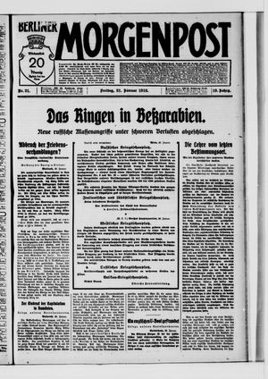 Berliner Morgenpost vom 21.01.1916