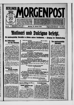 Berliner Morgenpost on Jan 24, 1916
