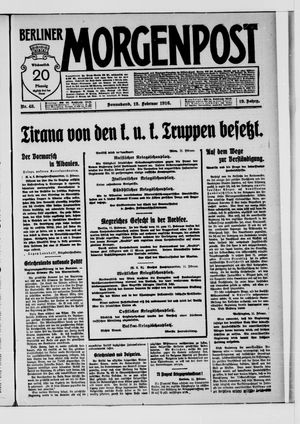 Berliner Morgenpost on Feb 12, 1916