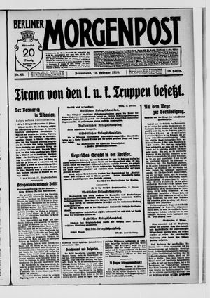 Berliner Morgenpost vom 12.02.1916