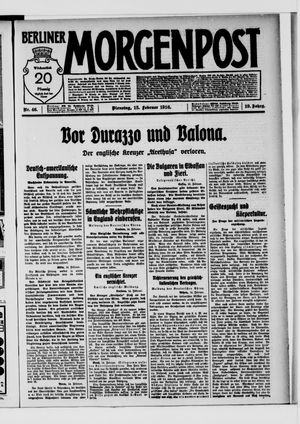 Berliner Morgenpost vom 15.02.1916