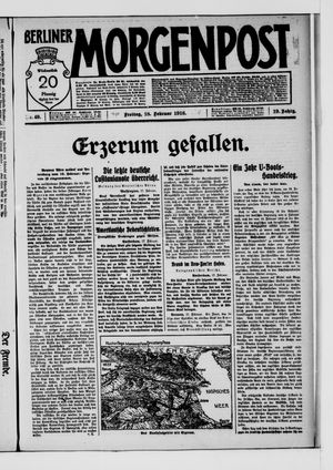 Berliner Morgenpost vom 18.02.1916