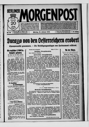 Berliner Morgenpost on Feb 28, 1916
