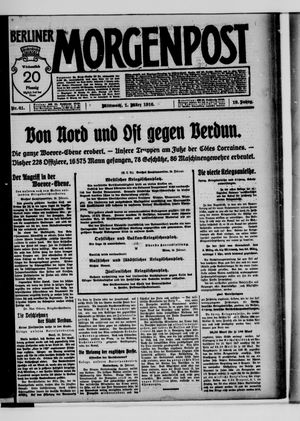 Berliner Morgenpost vom 01.03.1916